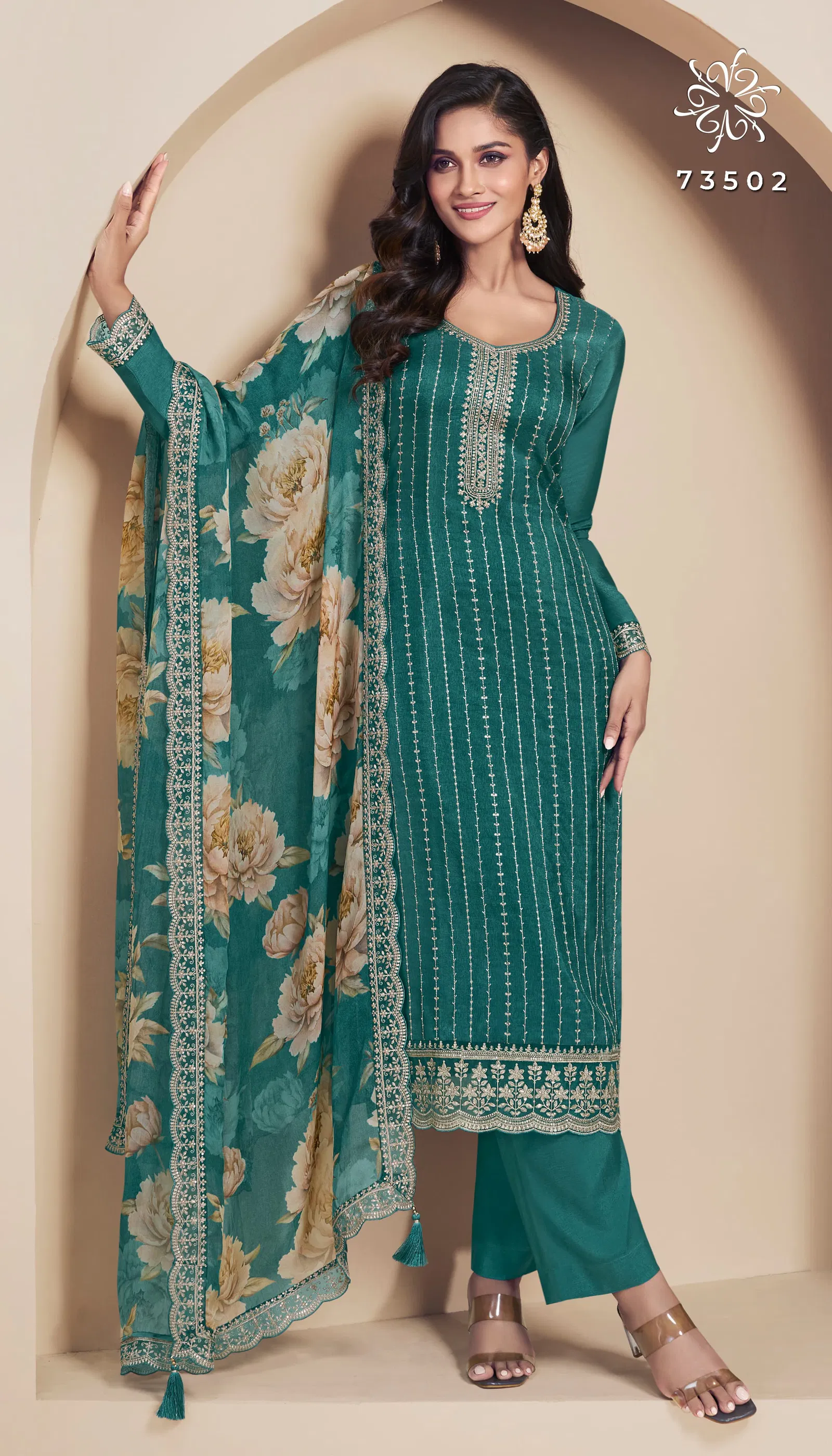 Dia By Vinay Kuleesh Moonga Silk Designer Salwar Suit Orders In India